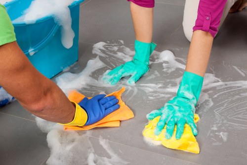 Professional deep cleaning service arranged through a UK booking process