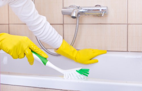 Office cleaning team working in a mixed-use property in Haringey
