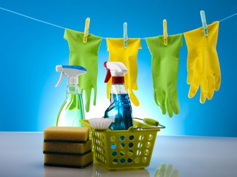 Professional team resolving a deep cleaning concern